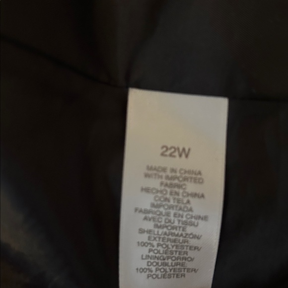 Liz Claiborne Black and White Animal Print Blazer size 22W - Picture 4 of 5